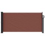 Toldo lateral retráctil marrón 100x500 cm de vidaXL, Sombrillas - Ref: Foro24-4004389, Precio: 81,75 €, Descuento: %