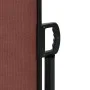 Toldo lateral retráctil marrón 100x500 cm de vidaXL, Sombrillas - Ref: Foro24-4004389, Precio: 76,33 €, Descuento: %