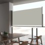 Toldo lateral retráctil de jardín color crema 60x300 cm de vidaXL, Sombrillas - Ref: Foro24-48353, Precio: 51,44 €, Descuento: %