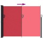 Toldo lateral retráctil rojo 160x600 cm de vidaXL, Sombrillas - Ref: Foro24-4004522, Precio: 105,63 €, Descuento: %