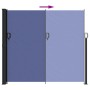 Toldo lateral retráctil azul 180x600 cm de vidaXL, Sombrillas - Ref: Foro24-4004536, Precio: 138,58 €, Descuento: %