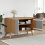 Aparador OLDEN madera maciza pino gris y marrón 114x43x73,5 cm de vidaXL, Aparadores - Ref: Foro24-358610, Precio: 153,73 €, ...