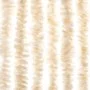 Cortina antimoscas chenilla beige y blanco 90x220 cm de vidaXL, Mosquiteras para ventanas - Ref: Foro24-377342, Precio: 61,90...