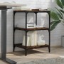 Soporte de impresora 3 niveles roble ahumado 50x41x75 cm de vidaXL, Soportes para impresoras - Ref: Foro24-842288, Precio: 47...