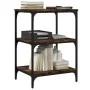Soporte de impresora 3 niveles roble ahumado 50x41x75 cm de vidaXL, Soportes para impresoras - Ref: Foro24-842288, Precio: 46...