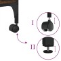 Soporte de impresora 3 niveles roble ahumado 50x41x75 cm de vidaXL, Soportes para impresoras - Ref: Foro24-842288, Precio: 47...