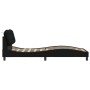 Estructura de cama con cabecero de tela negro 90x190 cm de vidaXL, Camas y somieres - Ref: Foro24-3207739, Precio: 160,49 €, ...