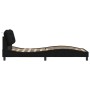 Estructura de cama con cabecero de tela negro 80x200 cm de vidaXL, Camas y somieres - Ref: Foro24-3207732, Precio: 136,34 €, ...