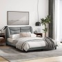 Estructura de cama con cabecero de tela gris claro 140x200 cm de vidaXL, Camas y somieres - Ref: Foro24-3207772, Precio: 228,...