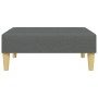 Sofá cama de 2 plazas con taburete tela gris oscuro de vidaXL, Sofás - Ref: Foro24-3216225, Precio: 280,53 €, Descuento: %