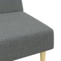 Sofá cama de 2 plazas con taburete tela gris oscuro de vidaXL, Sofás - Ref: Foro24-3216225, Precio: 280,53 €, Descuento: %