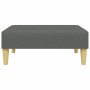 Sofá cama de 2 plazas con taburete tela gris oscuro de vidaXL, Sofás - Ref: Foro24-3216244, Precio: 325,42 €, Descuento: %