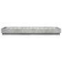 Estructura de cama madera de ingeniería gris hormigón 90x200cm de vidaXL, Camas y somieres - Ref: Foro24-839605, Precio: 94,7...