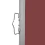 Toldo lateral retráctil de jardín marrón 100x300 cm de vidaXL, Sombrillas - Ref: Foro24-48375, Precio: 57,73 €, Descuento: %