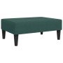 Sofá cama de 2 plazas con taburete terciopelo verde oscuro de vidaXL, Sofás - Ref: Foro24-3216238, Precio: 330,06 €, Descuent...