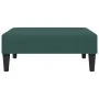 Sofá cama de 2 plazas con taburete terciopelo verde oscuro de vidaXL, Sofás - Ref: Foro24-3216238, Precio: 322,67 €, Descuent...