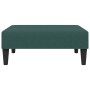 Sofá cama de 2 plazas con taburete terciopelo verde oscuro de vidaXL, Sofás - Ref: Foro24-3216238, Precio: 330,06 €, Descuent...