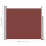 Toldo lateral retráctil de jardín marrón 100x300 cm de vidaXL, Sombrillas - Ref: Foro24-48375, Precio: 58,04 €, Descuento: %