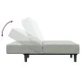 Sofá cama de 2 plazas con taburete terciopelo gris claro by vidaXL, Sofas - Ref: Foro24-3216231, Price: 281,88 €, Discount: %