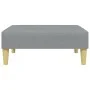 Sofá cama de 2 plazas con taburete tela gris claro de vidaXL, Sofás - Ref: Foro24-3216246, Precio: 332,40 €, Descuento: %