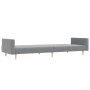 Sofá cama de 2 plazas con taburete tela gris claro de vidaXL, Sofás - Ref: Foro24-3216227, Precio: 313,51 €, Descuento: %