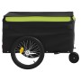 Remolque para bicicleta hierro negro y verde 30 kg de vidaXL, Remolques para bicicletas - Ref: Foro24-94102, Precio: 98,88 €,...