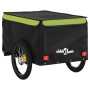 Remolque para bicicleta hierro negro y verde 30 kg de vidaXL, Remolques para bicicletas - Ref: Foro24-94102, Precio: 98,88 €,...