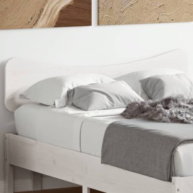 Cabecero de cama madera maciza de pino blanco 120 cm de vidaXL, Cabeceros y pies de cama - Ref: Foro24-844786, Precio: 44,18 ...