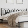 Cabecero de metal negro 193 cm de vidaXL, Cabeceros y pies de cama - Ref: Foro24-374278, Precio: 50,05 €, Descuento: %