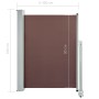 Toldo lateral retráctil de jardín marrón 100x300 cm de vidaXL, Sombrillas - Ref: Foro24-48340, Precio: 61,90 €, Descuento: %