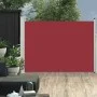Toldo lateral retráctil de jardín rojo 100x500 cm de vidaXL, Sombrillas - Ref: Foro24-48385, Precio: 83,05 €, Descuento: %