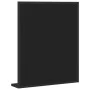 Espejo de baño con estante madera ingeniería negro 50x12x60 cm de vidaXL, Tocadores de baño - Ref: Foro24-842416, Precio: 51,...