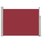Toldo lateral retráctil de jardín rojo 100x500 cm de vidaXL, Sombrillas - Ref: Foro24-48385, Precio: 85,05 €, Descuento: %