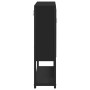 Armario con espejo de baño madera ingeniería negro 60x16x60 cm de vidaXL, Tocadores de baño - Ref: Foro24-842421, Precio: 57,...
