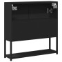 Armario con espejo de baño madera ingeniería negro 60x16x60 cm de vidaXL, Tocadores de baño - Ref: Foro24-842421, Precio: 57,...