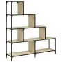 Librería con 4 peldaños madera roble Sonoma 139x33,5x149 cm de vidaXL, Librerías y estanterías - Ref: Foro24-842477, Precio: ...