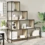 Librería con 4 peldaños madera roble Sonoma 139x33,5x149 cm de vidaXL, Librerías y estanterías - Ref: Foro24-842477, Precio: ...