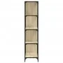 Librería con 4 peldaños madera roble Sonoma 139x33,5x149 cm de vidaXL, Librerías y estanterías - Ref: Foro24-842477, Precio: ...