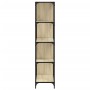 Librería con 4 peldaños madera roble Sonoma 139x33,5x149 cm de vidaXL, Librerías y estanterías - Ref: Foro24-842477, Precio: ...