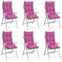 Cojines para silla con respaldo alto 6 uds tela Oxford rosa de vidaXL, Cojines para sillas y sofás - Ref: Foro24-377664, Prec...