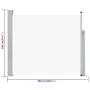 Retractable side garden awning cream color 100x300 cm by vidaXL, Umbrellas - Ref: Foro24-48371, Price: 69,59 €, Discount: %