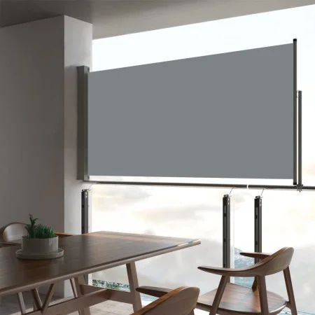 Retractable gray garden side awning 80x300 cm by vidaXL, Umbrellas - Ref: Foro24-48360, Price: 56,17 €, Discount: %