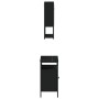 Juego de muebles de baño 2 pzas madera contrachapada negro de vidaXL, Muebles de baño - Ref: Foro24-3214655, Precio: 103,61 €...