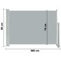 Retractable gray garden side awning 80x300 cm by vidaXL, Umbrellas - Ref: Foro24-48360, Price: 56,17 €, Discount: %