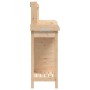 Mesa para macetas con armario madera de abeto 110,5x45x124,5 cm de vidaXL, Soportes para macetas - Ref: Foro24-156343, Precio...