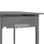 Mesa para macetas con fregadero abeto gris 147,5x44x139,5 cm de vidaXL, Soportes para macetas - Ref: Foro24-156348, Precio: 1...