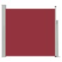 Toldo lateral retráctil de jardín rojo 170x300 cm de vidaXL, Sombrillas - Ref: Foro24-48367, Precio: 80,90 €, Descuento: %