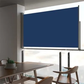 Toldo lateral retráctil para patio azul 140x300 cm de vidaXL, Sombrillas - Ref: Foro24-48347, Precio: 88,64 €, Descuento: %