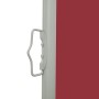 Toldo lateral retráctil de jardín rojo 170x300 cm de vidaXL, Sombrillas - Ref: Foro24-48367, Precio: 80,90 €, Descuento: %