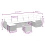 Set de sofás de jardín 8 pzas y cojines ratán sintético gris de vidaXL, Conjuntos de jardín - Ref: Foro24-3265071, Precio: 48...